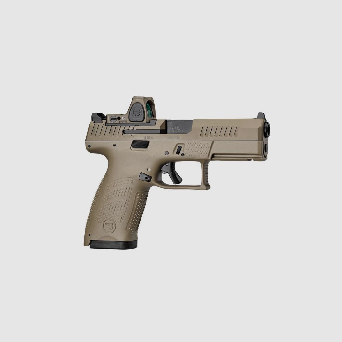 CZ Pistol P-10 C OR FDE 9mm Para + Mount + Shield Reflex, image 6 of 8