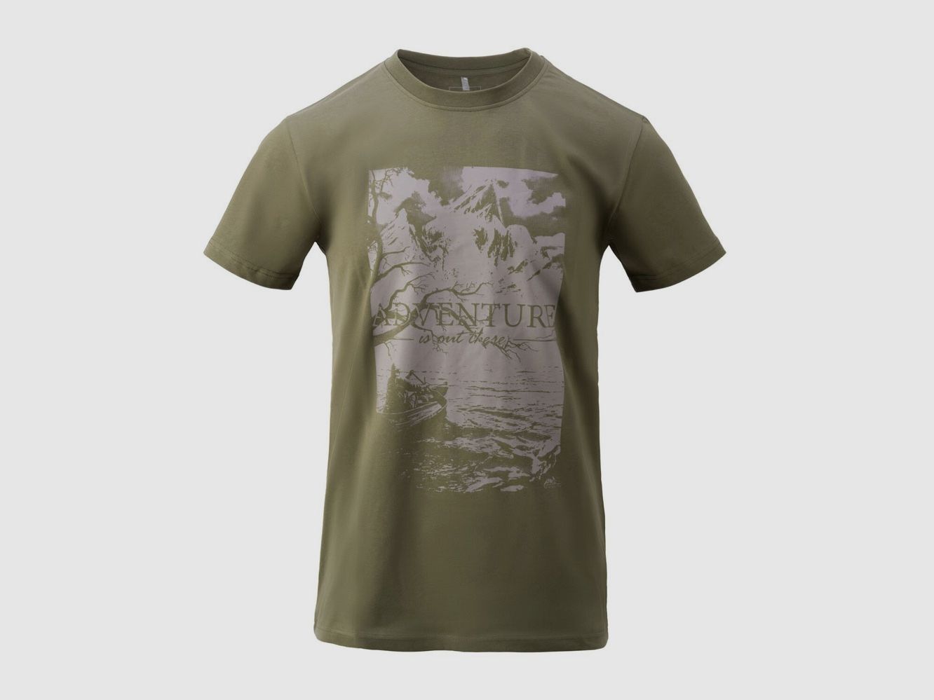 HELIKON TEX MOTTO T-SHIRT  ADVENTURE IS OUT THERE OLIVE