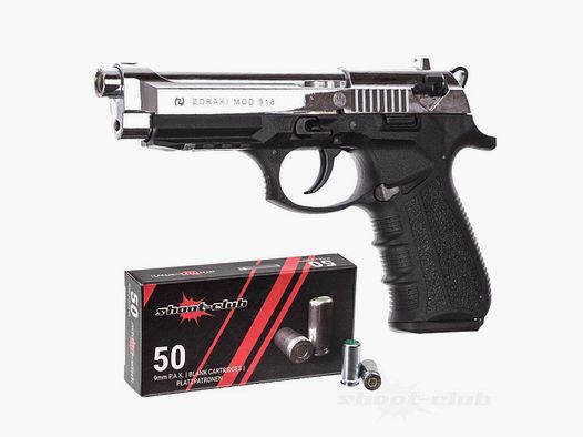 Zoraki 918-P Schreckschusspistole Sonderedition 9 mm P.A.K. mit Platzpatronen