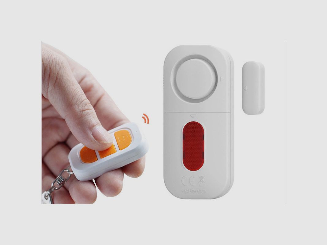 Alarme de porte et fenêtre avec capteur sans fil et télécommande, image 3 sur 4