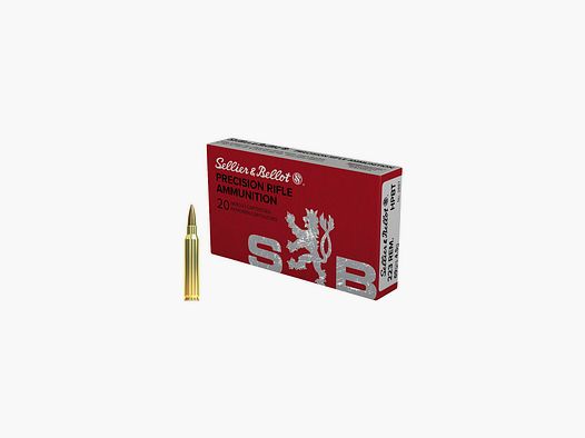 Cartucce Sellier & Bellot cal. 223 Rem HPBT Match 69 gr 20 pz