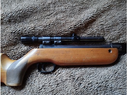 stare wiatrówka od Walther z lunetą w bardzo dobrym stanie