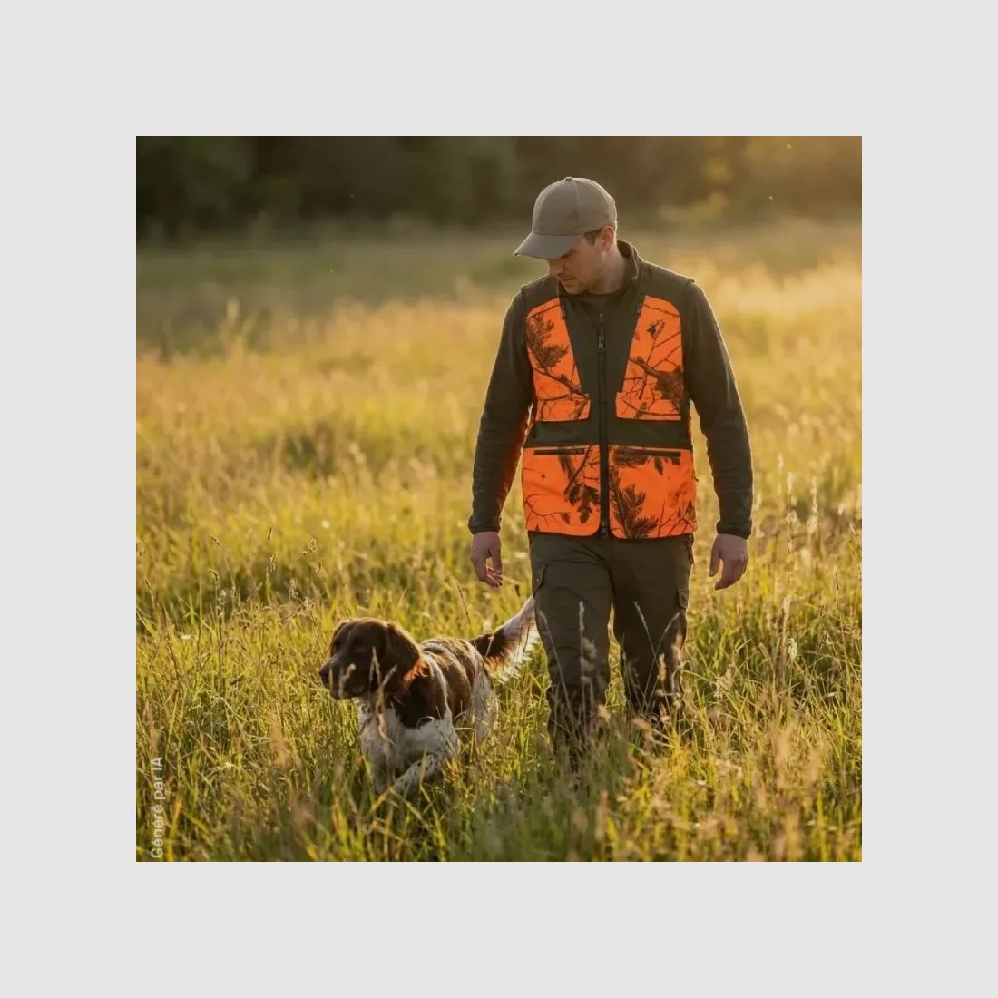 Gilet Stagunt Boar Blaze Camo déperlant avec carnier, image 1 sur 10