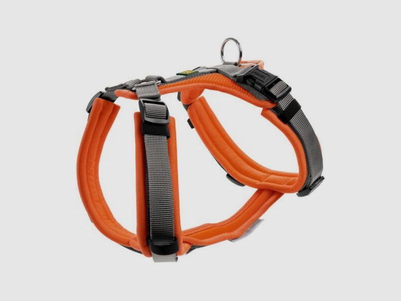 Hunter Geschirr Maldon Orange/Grau 53-71/M