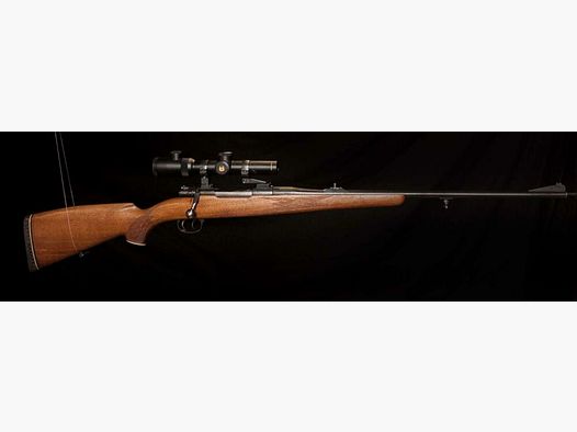 Karabin Velser Mauser System 98 Stutzen z montażem obrotowym i lunetą do polowania na dziki