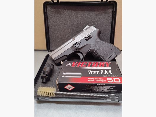 Zoraki 906 Schreckschuss Pistole 9mm Titan-Optik Set Angebot !!Neuware!!