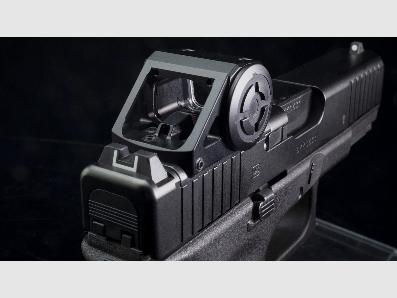 SHIELD Advanced Mini Sight (AMS) Rotpunktvisier – 8 MOA – Mattschwarz, Bild 3 von 5