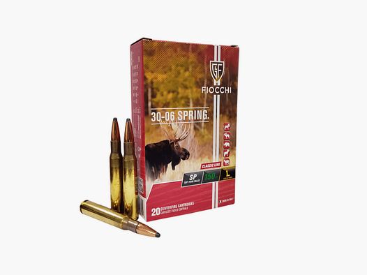 Cartucce Fiocchi cal. 30-06 SPRG SP 150 gr