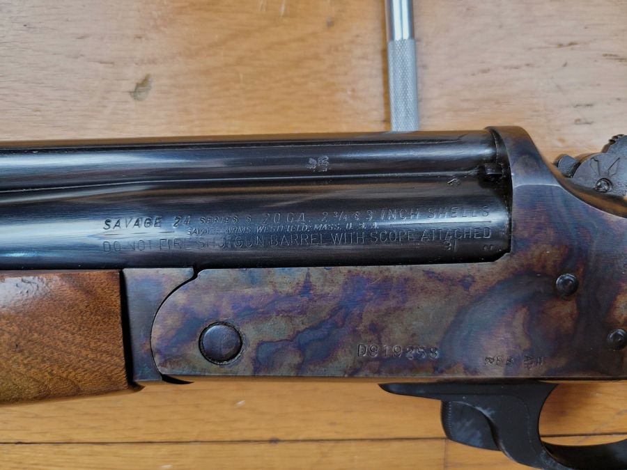 Schöne Kombination Büchse Savage Modell 24 – in zwei Kalibern 20/76 und 22 Win Mag – Vielseitigkeit und Effizienz – sehr guter Zustand, Bild 8 von 25