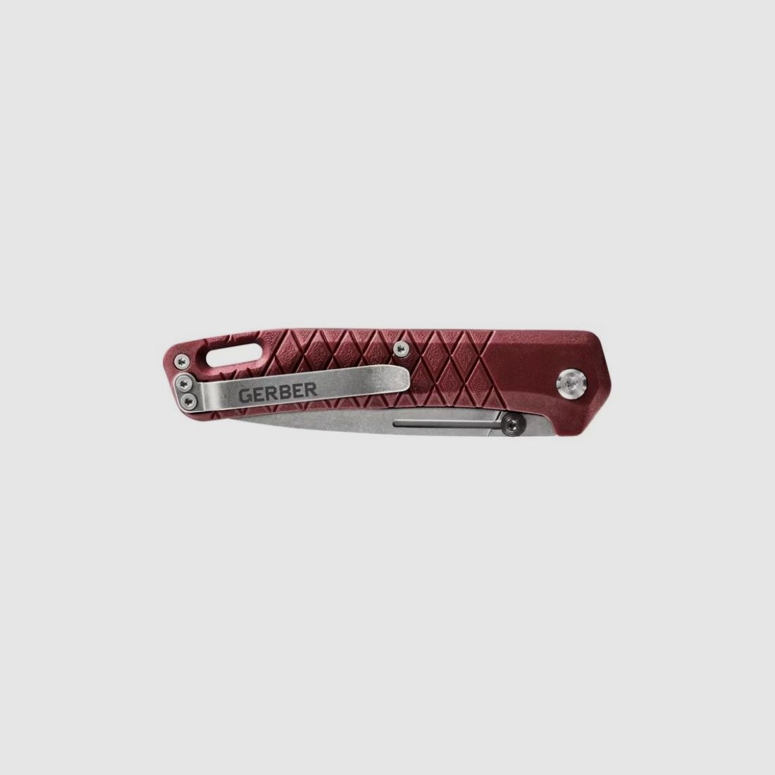ZILCH Klappmesser + GERBER Etui rot matt, Bild 4 von 6