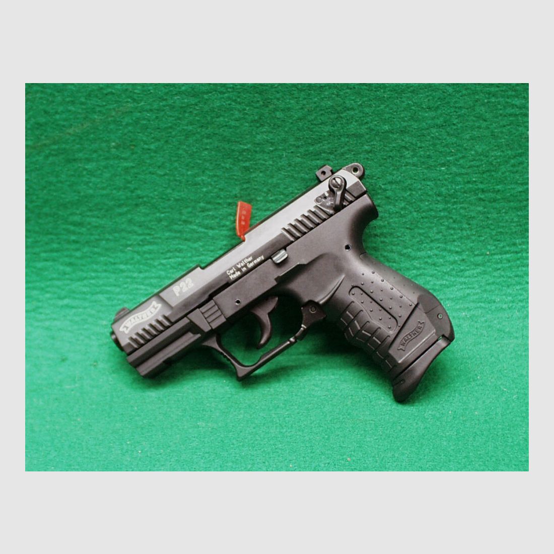 Pistola de fogueo Walther Schreckschuss P22, negra