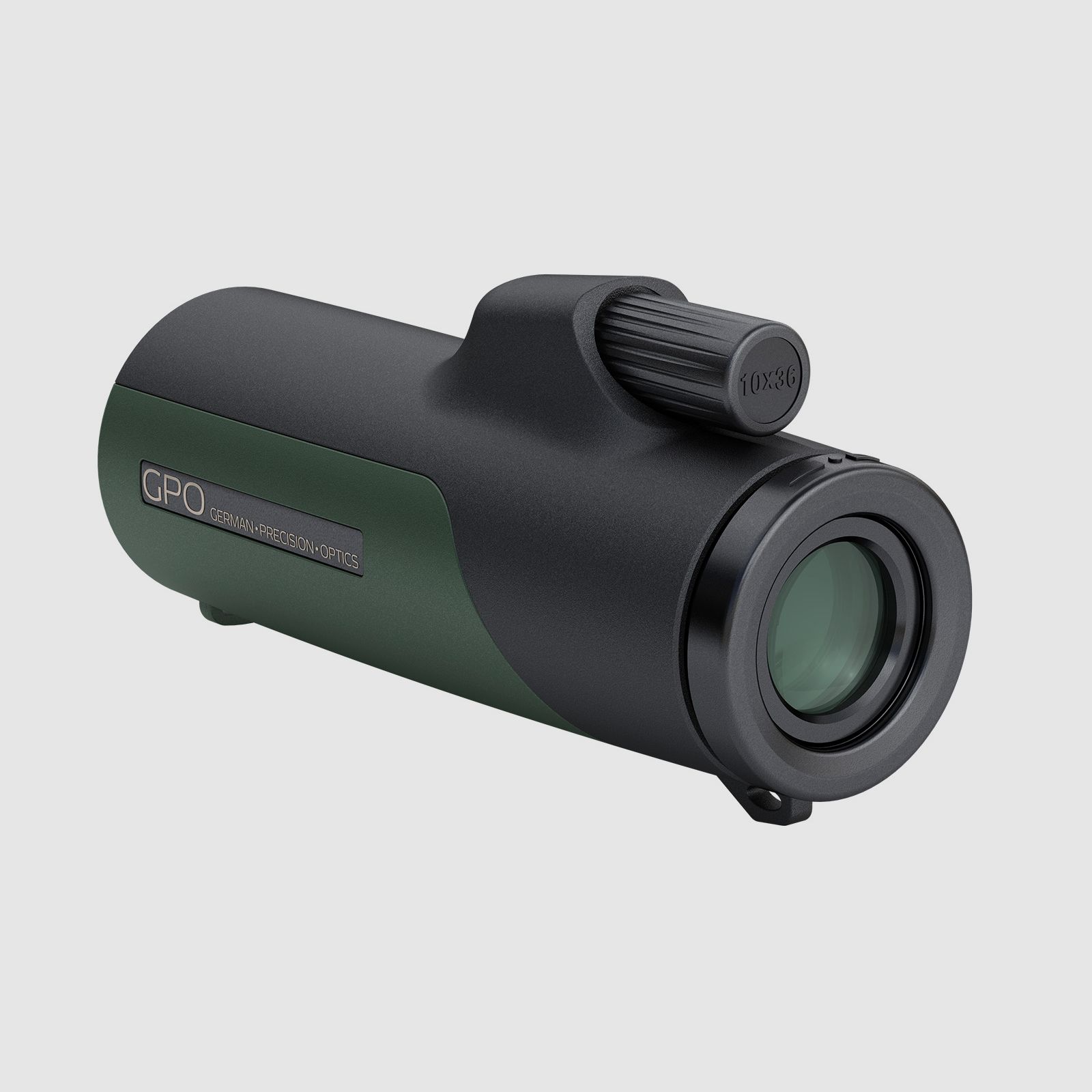 GPO Monokular PASSION 10x36 HD Schwarz/Grün