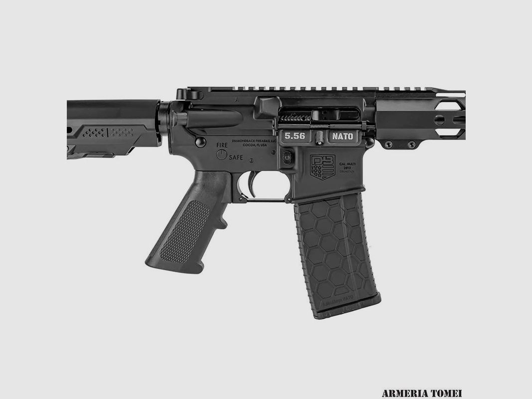 BÜCHSE – DIAMONDBACK CARBON SERIES DB15 12,5″ .223R. M-LOK 10′ SCHIENEN SCHWARZ, Bild 3 von 3