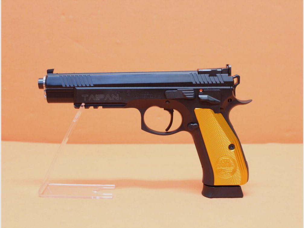 CZUB Frankonia Ha.Pistol 9mmLuger Frankonia CZ75 Taipan ORANGE Pro Tuning 6"/152mm Barrel/Sport Sight