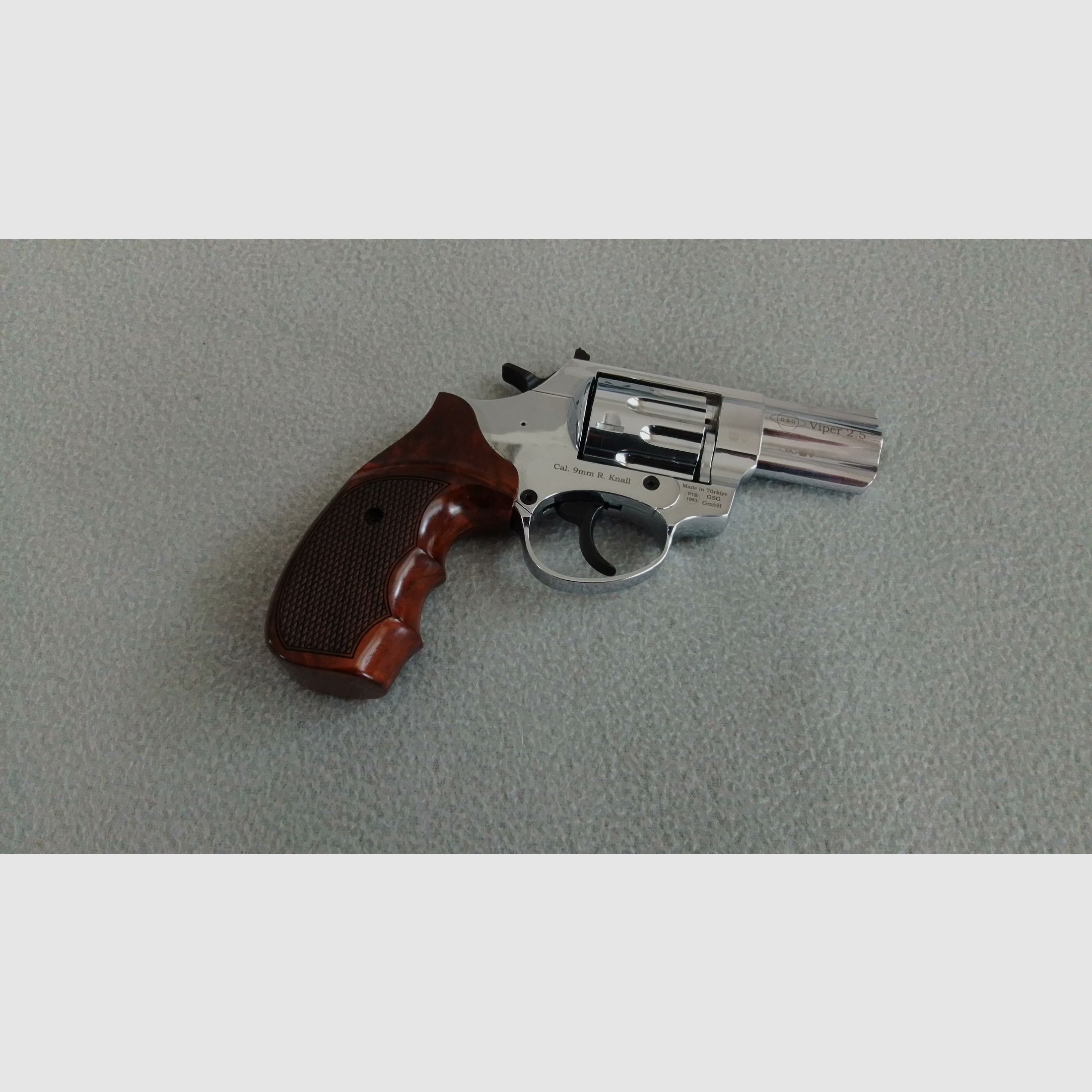 Holzgriff Holzgriffschalen passend für Revolver Zoraki R1 R2, Ekol Viper