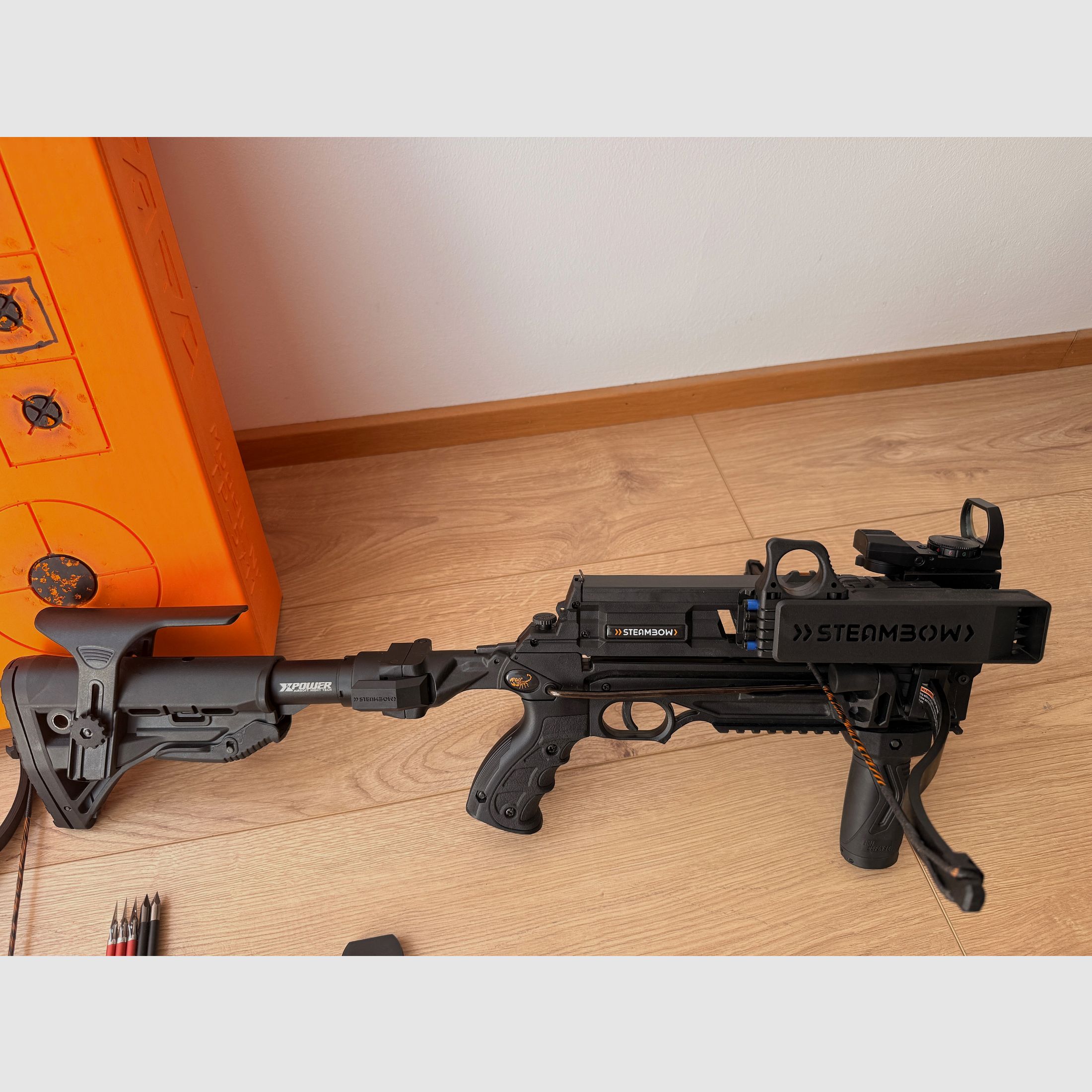 Steambow AR-6 Stinger ll Táctico + Accesorios
