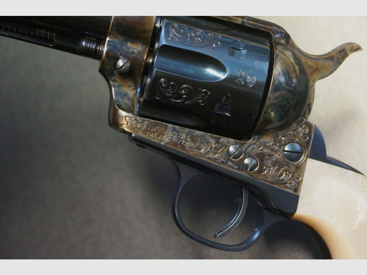 Uberti Cattleman handgraviert Carcoal Blue, Bild 3 von 5