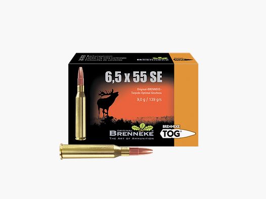 TOG - Torpedo Optimal Bullet 6.5x55 SE 9.0g/139grs - BRENNEKE