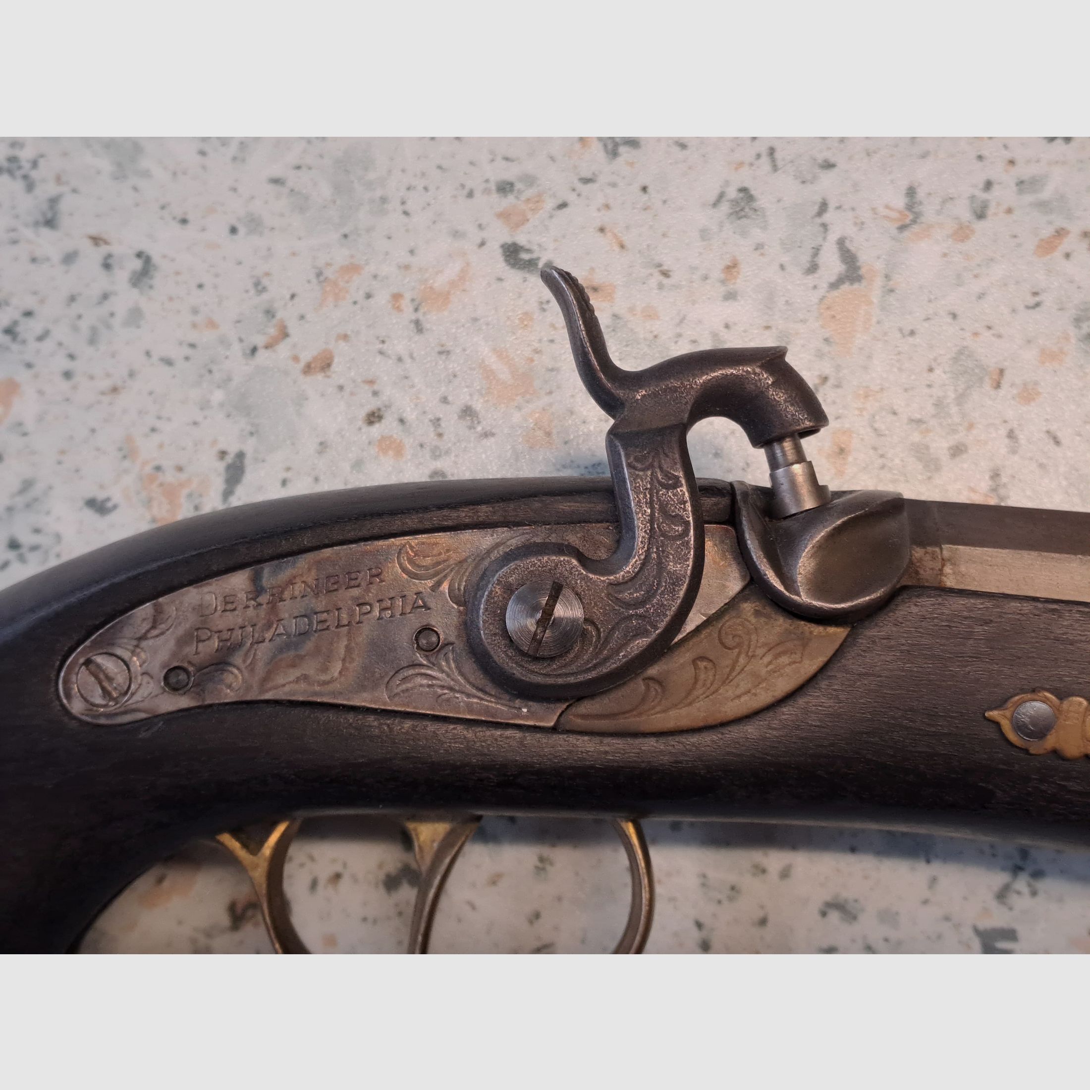 Philadelphia  Derringer Dikar .45  inklusive Original Beschusszertifikat