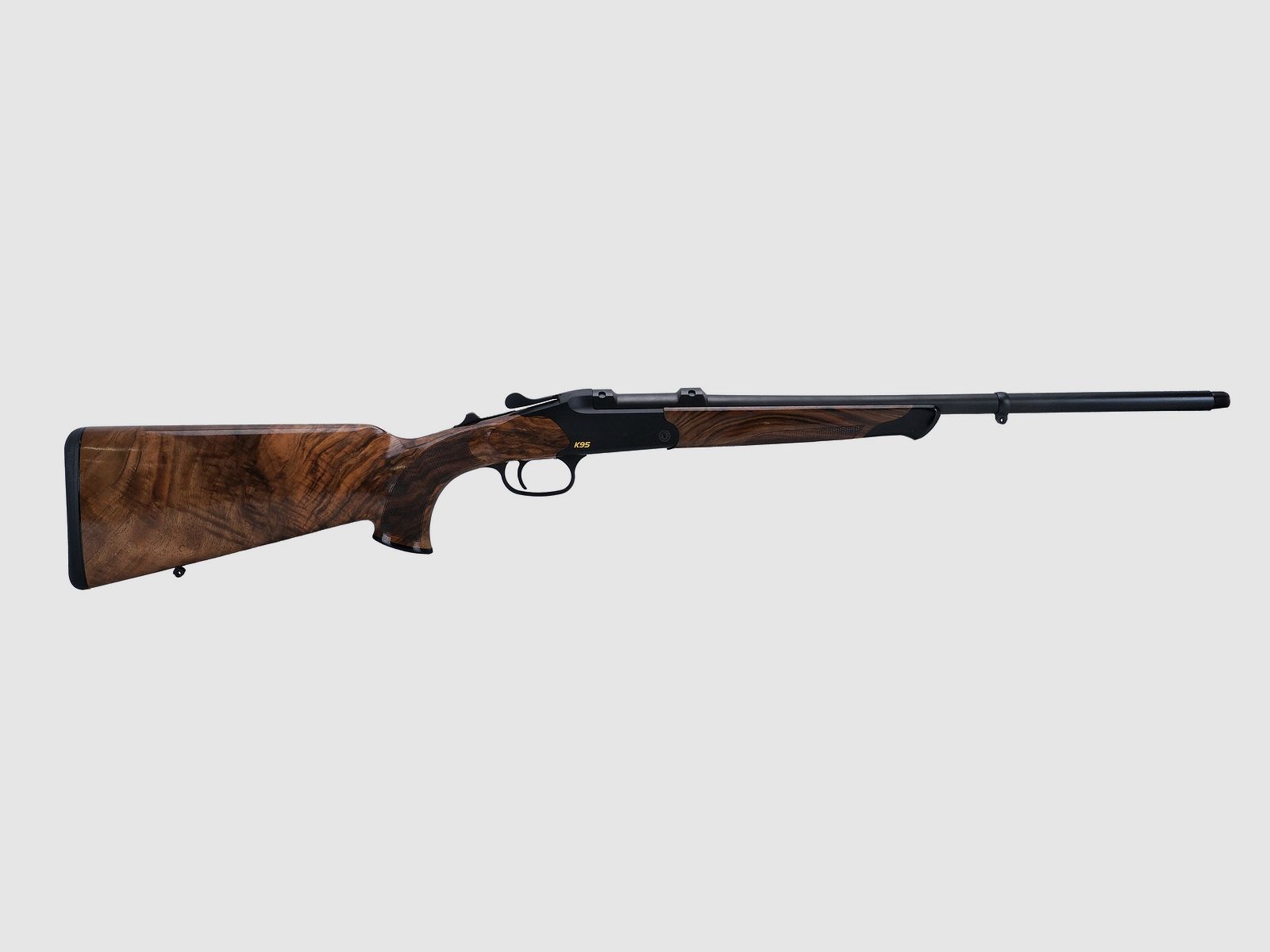 Blaser K95 Luksusowa czarna skrzynka HKl. 5 .222 Rem. MG 15x1 52 cm karabinek łamany