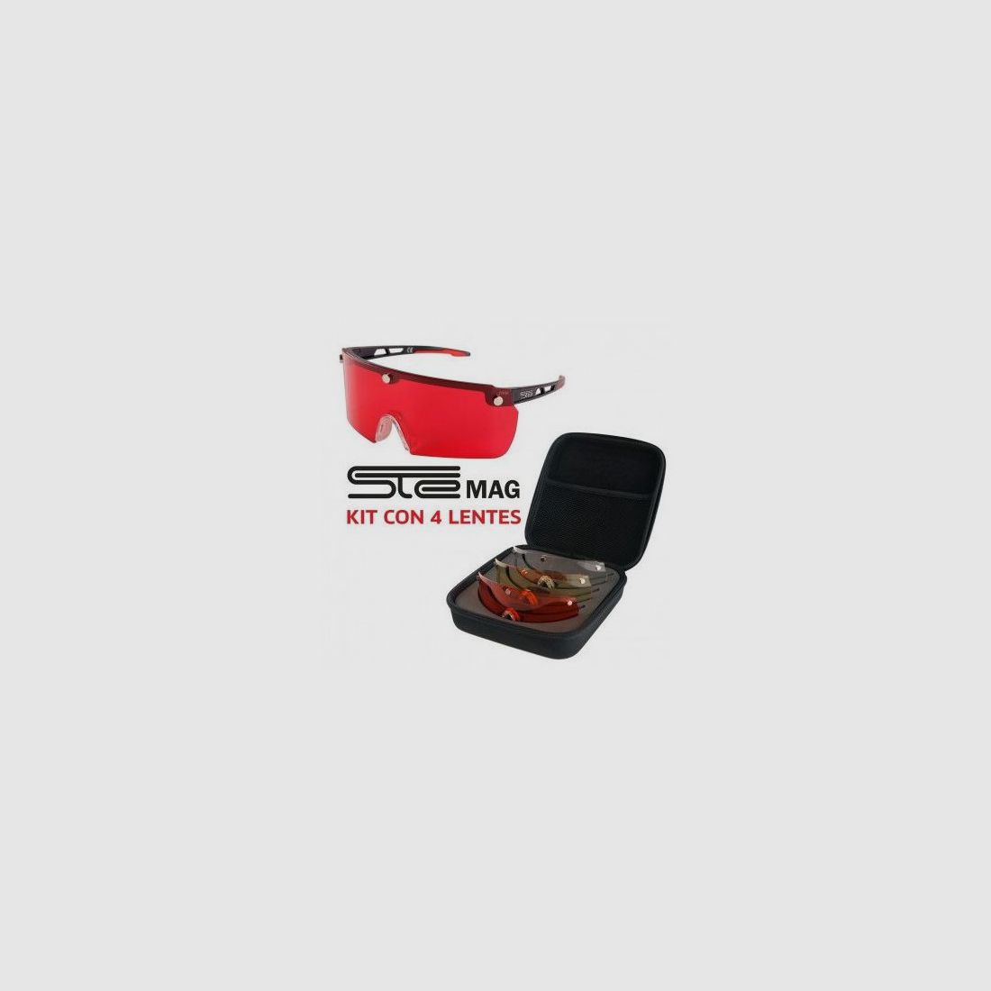 Occhiali da tiro Kit STE MAG + 4 Lenti
