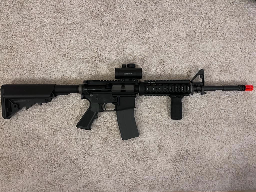 KWA LM4 RIS GBB – Neuwertig mit Red Dot, Tasche & Zubehör