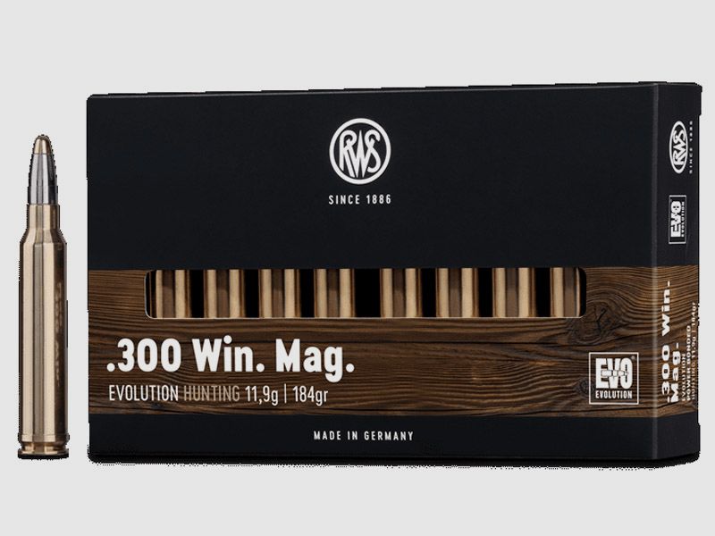 RWS EVO 11,9g - 184gr .300WinMag