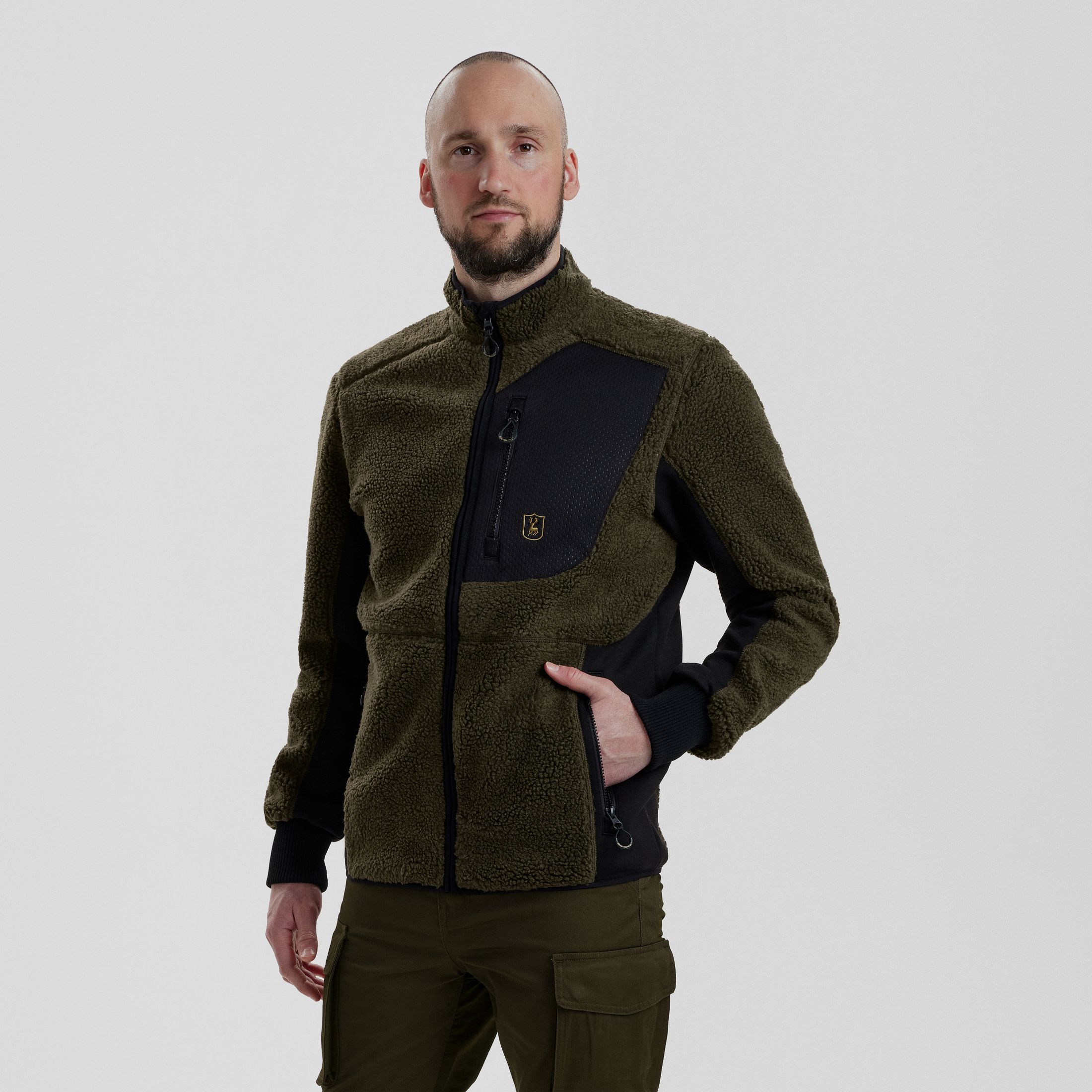 Veste en polaire Rogaland - Vert aventure - Taille : 2XL