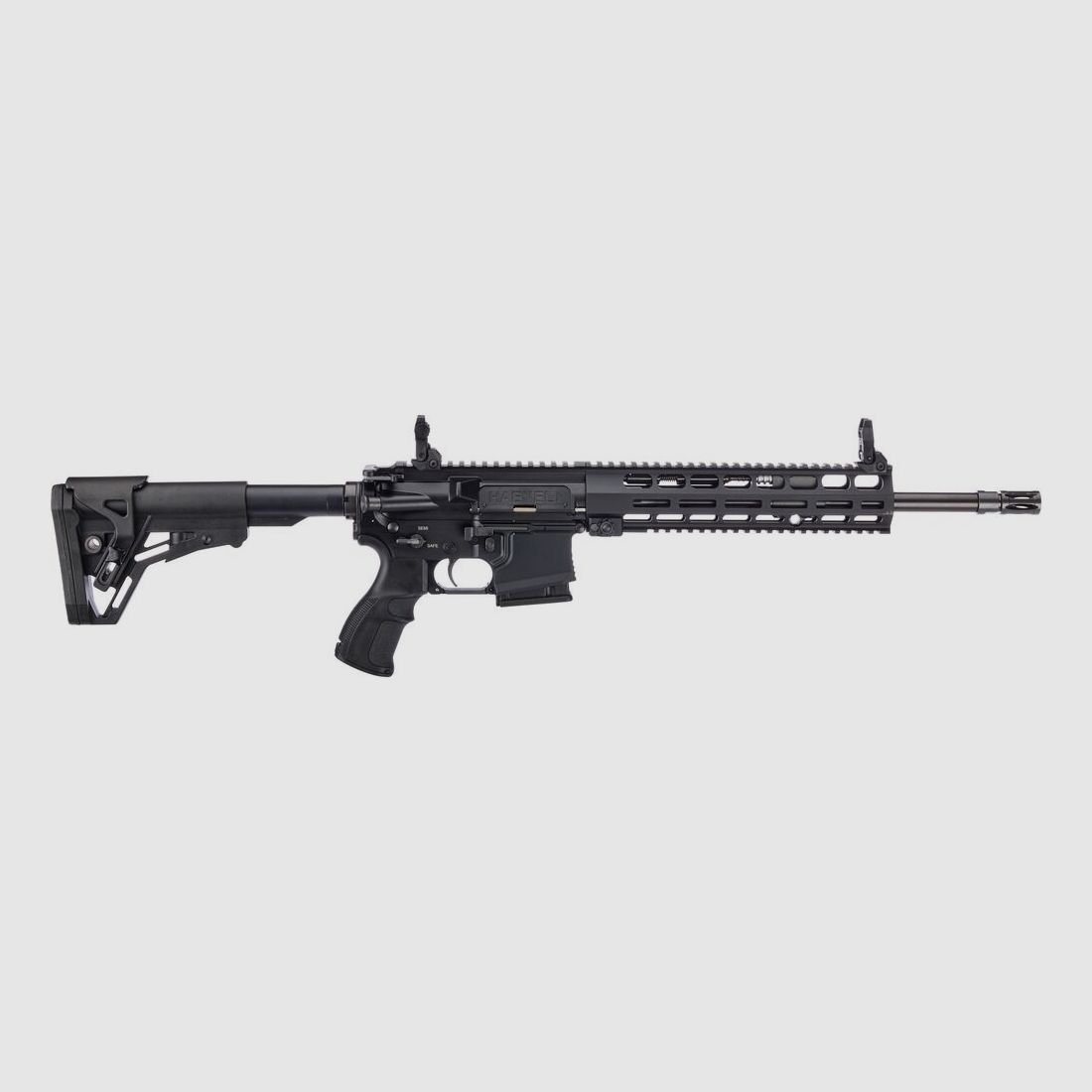 Fusil semi-automatique Haenel CR 223 M-LOK garde .223 Rem. longueur du canon 368 mm | Déclencheur direct long noir non approuvé pour le sport