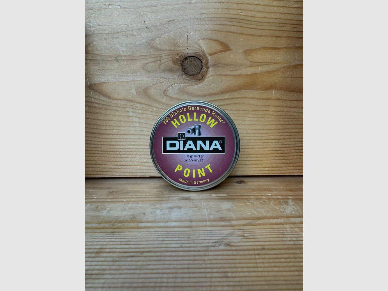 Diana Hollow Point 5,5 mm 18,21/1,18 gr/200