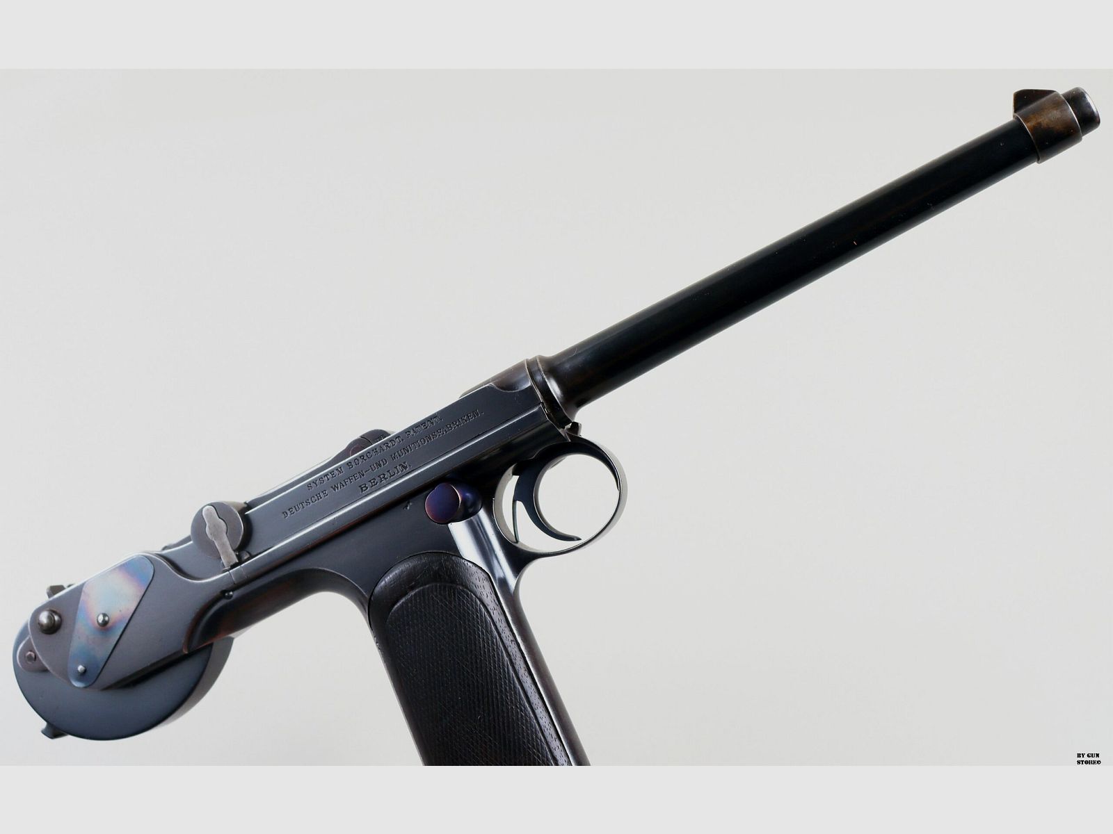 Pistole DWM Borchardt mod. C93 Kal. 7,65×25 Matr. 1208, Bild 6 von 27