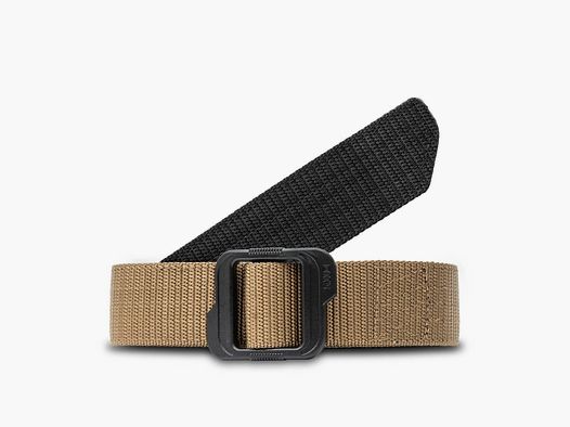 5.11 Tactical Double Duty TDU Gürtel Schwarz / Coyote Größe S 1,75 / 4,45cm"