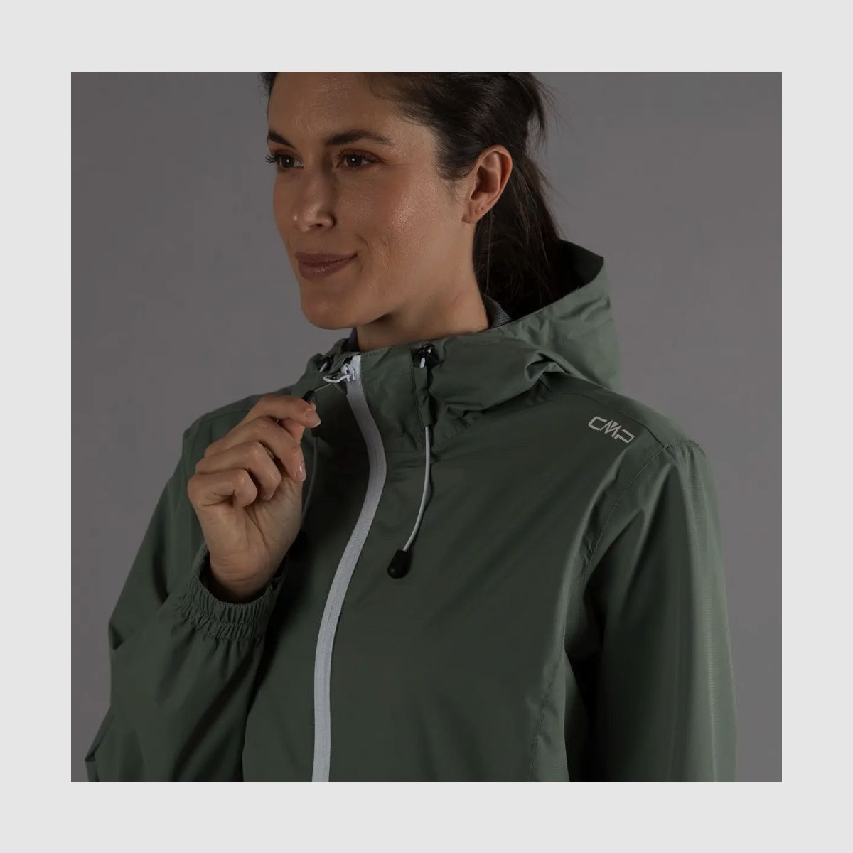 CMP Wasserdichte Damenjacke aus Ripstop Salvia