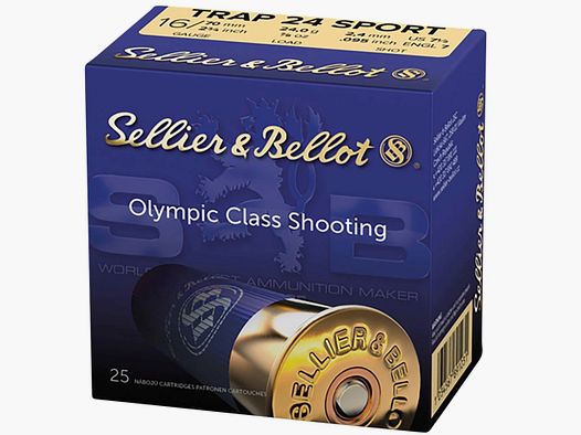 Sellier & Bellot 117391 16/70 Sport Trap 2.4mm 24g