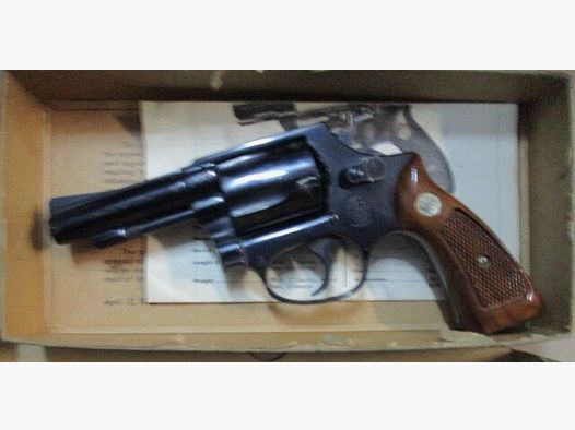 Revolver .38 special Smith & Wesson 3 Zoll Mod. 36 im Originalkarton 36
