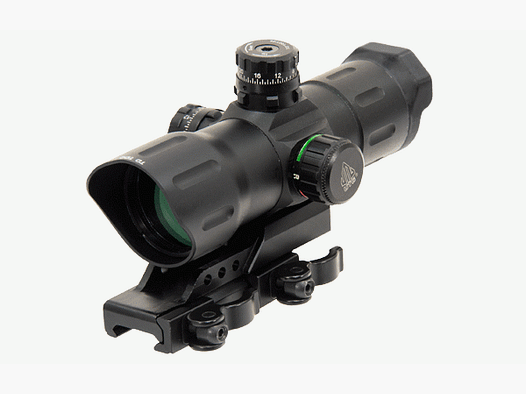 UTG CQB T-Dot Leuchtpunktvisier mit Offset Schnellspannmontage