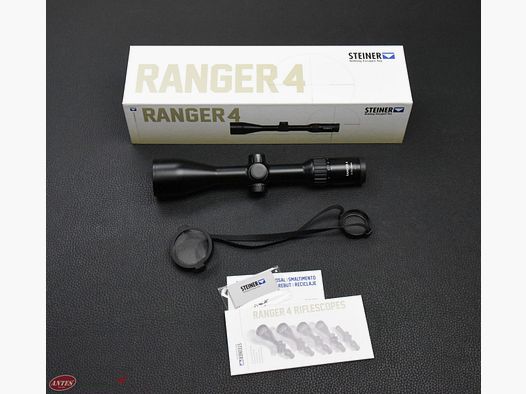 Neu: Steiner Zielfernrohr Ranger 4, 3-12x56, Abs. 4A-I Leuchtabsehen in der 2. Bildebene,mit Schiene