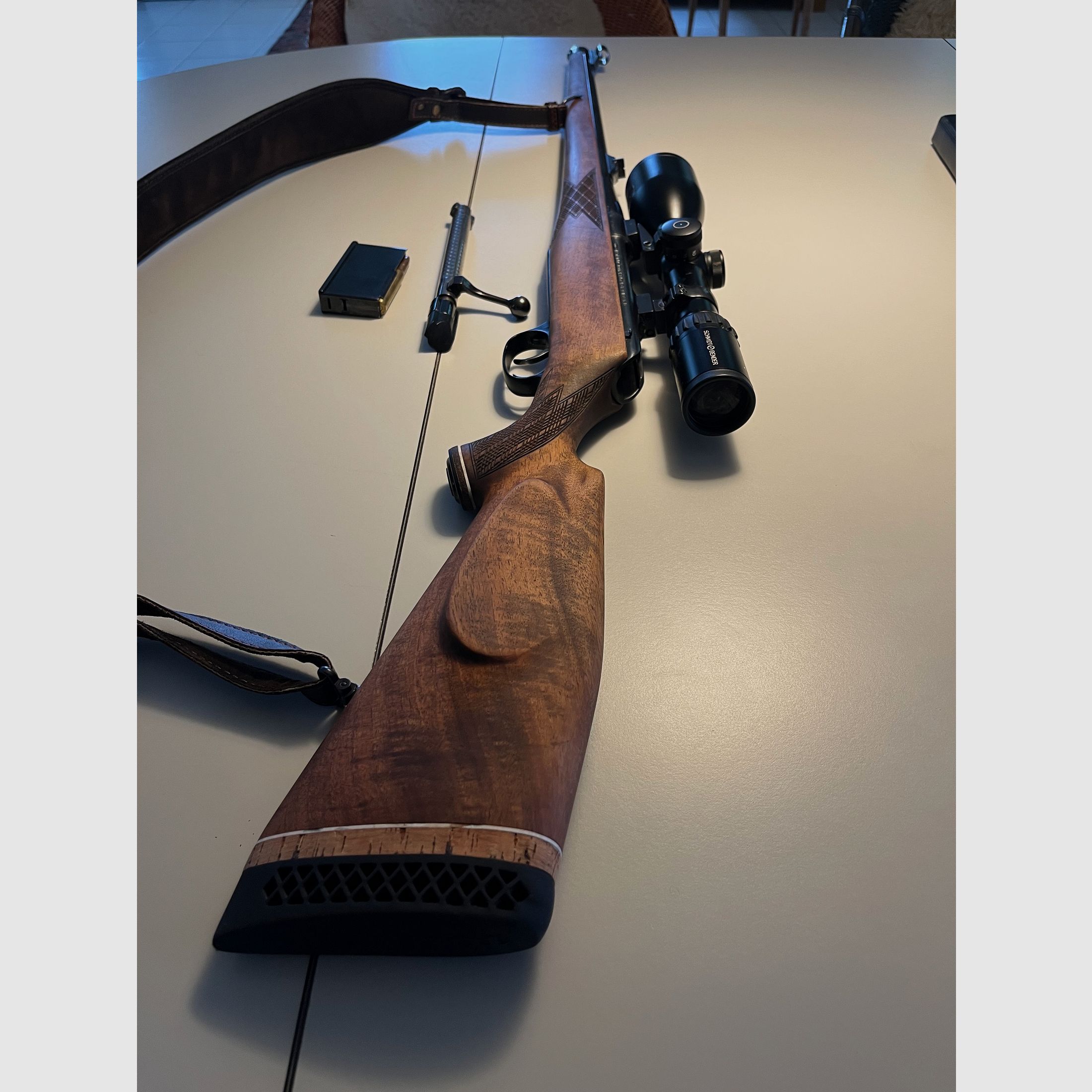 Repetierer Stutzen Schrankwaffe Krico Liebhaberstück Blaser, Sauer, Heym