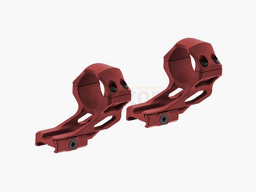 Leapers Accu-Sync 30mm High Profile 37mm Offset Rings - Red