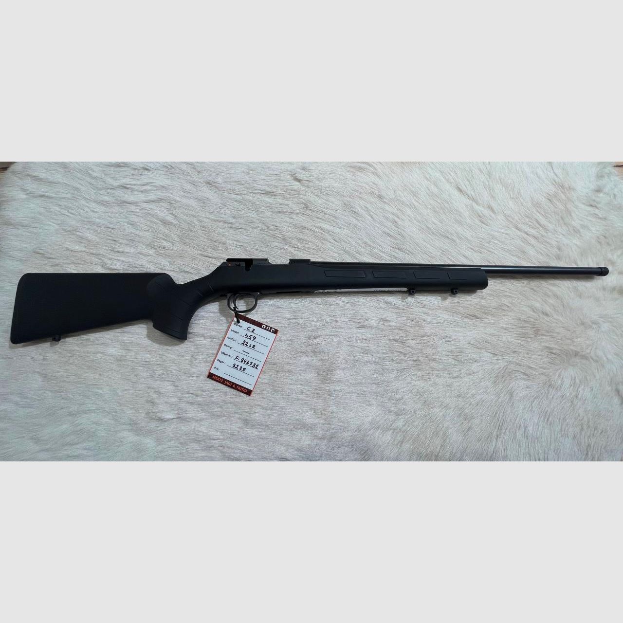 CZ 457 22LR 20″ løb m/gevind