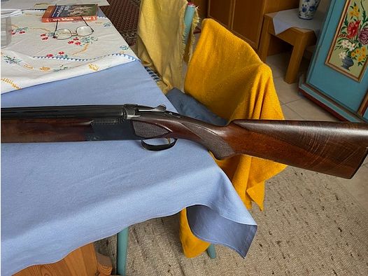 double-barrel shotgun, brand FN