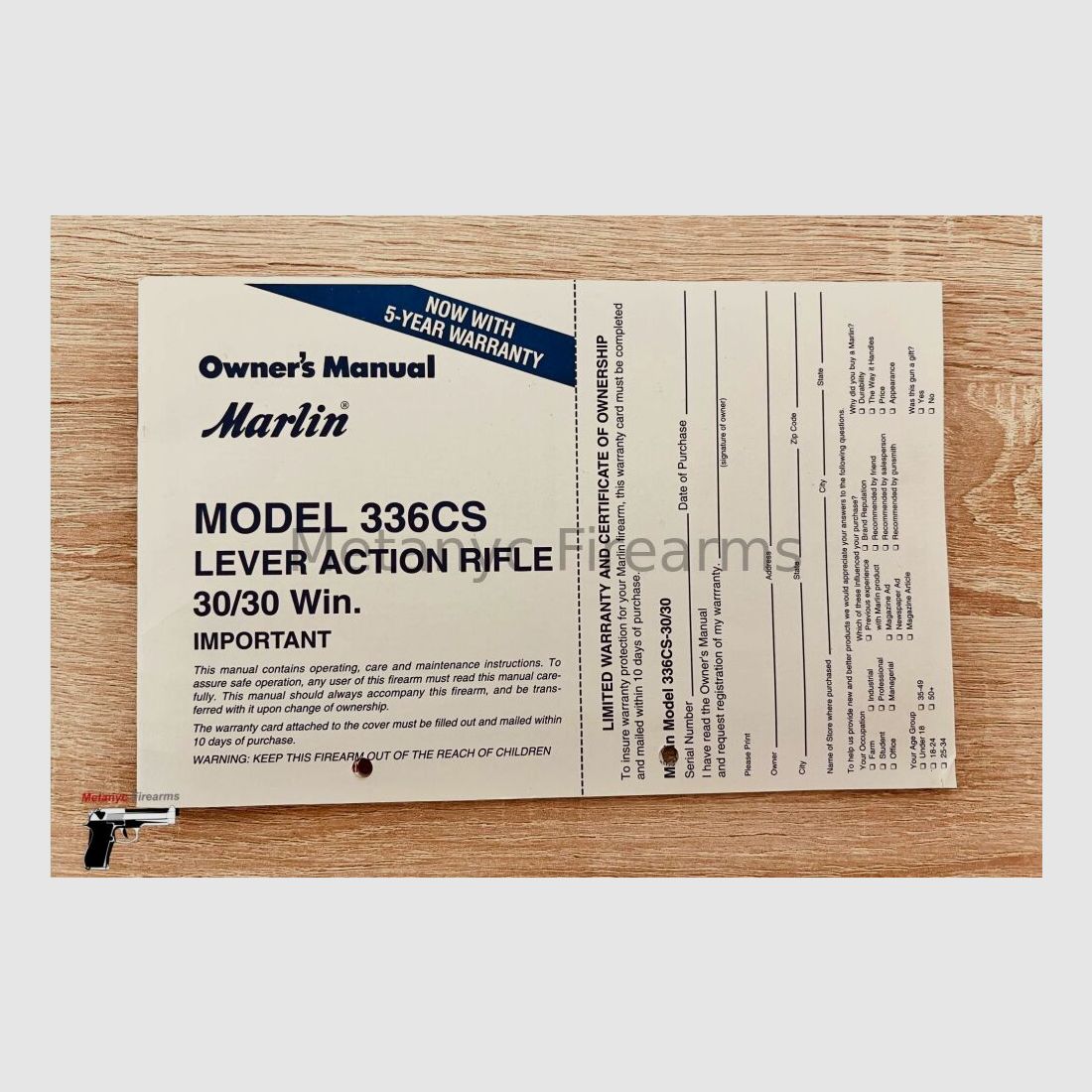 Marlin Mod. 336 CS .30-30Win