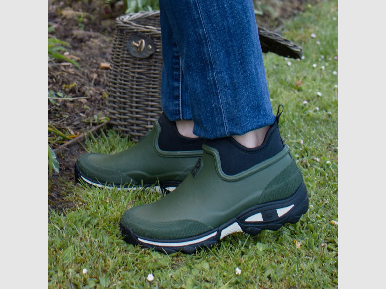 Rouchette Damskie Botki Clean Lady (Khaki)