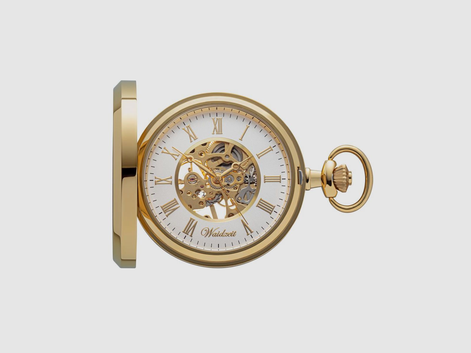 Skelett Taschenuhr Franz Rudolf (gold)