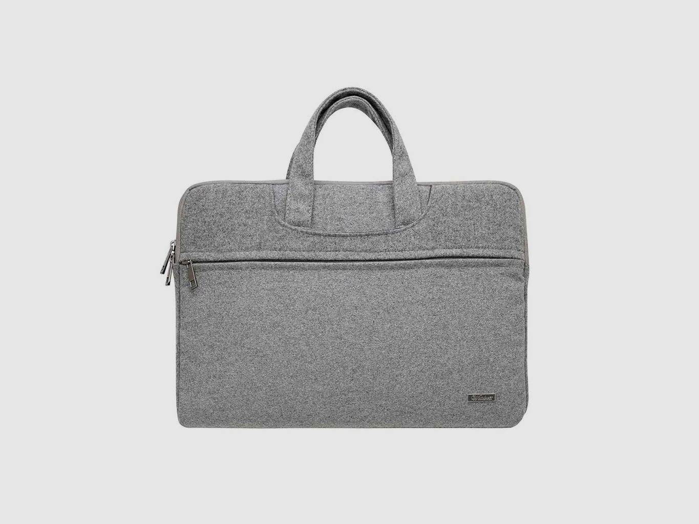 Sacoche pour ordinateur portable Gregor en gris loden