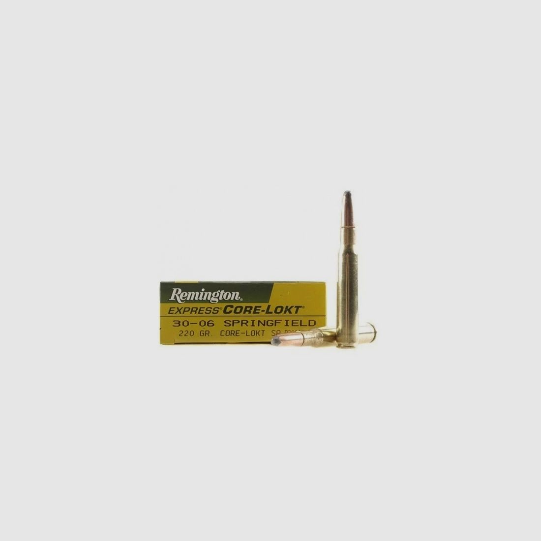 REMINGTON 30-06 - 220 GR. CORE-LOCK SP FLAT NOSE, image 1 of 2
