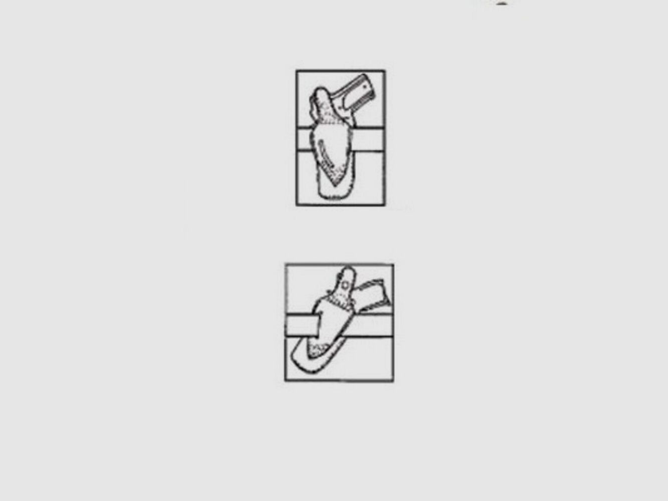 Triple K Holster Lightning RH 7,5" (5 Zoll) FA-83