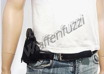 Fondina da cintura per pistole di medie dimensioni per mancini e destrimani
