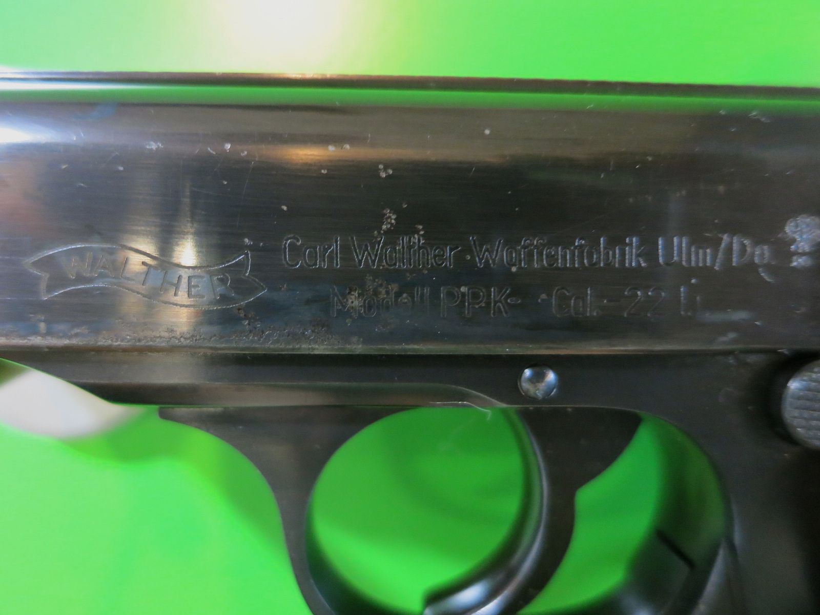 Halbautomatische Pistole, Walther PPK, Kal.  .22lr Übungspistole       #43-