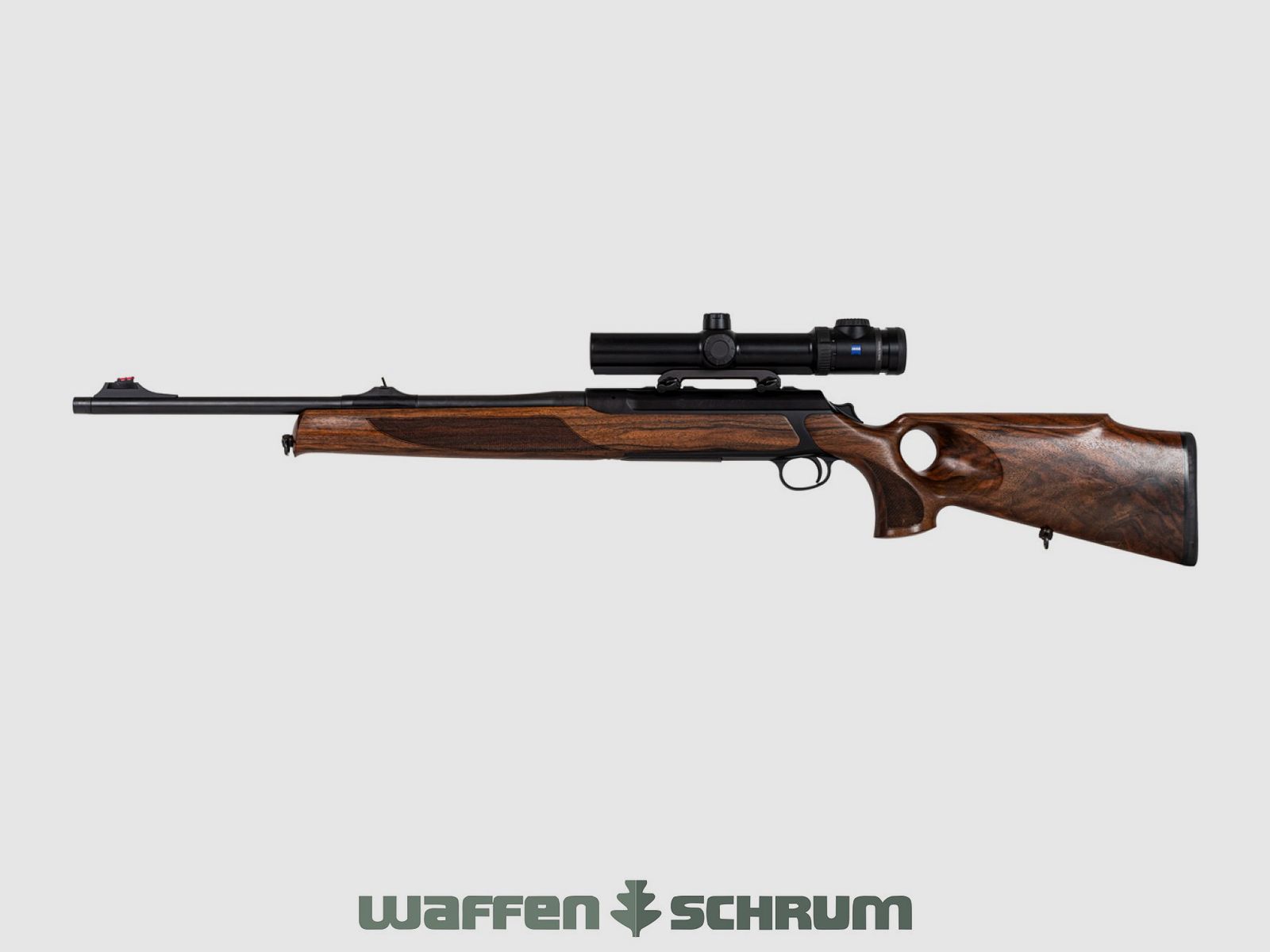 Sauer 303 GTI 9.3x62, ZF Zeiss Victory V8 1.1-8x30 Abs. 60, SUM-Montage, LL: 51cm, 2nd magazine with 5 shots, M15x1, with sighting